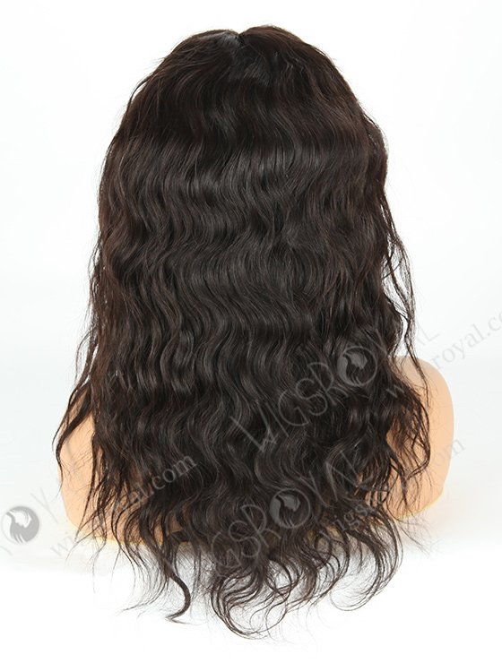 In Stock Brazilian Virgin Hair 16" Natural Wave Natural Color 360 Lace Wig 360LW-04008-17754