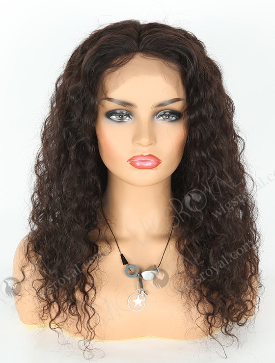 In Stock Brazilian Virgin Hair 20" Natural Curly Natural Color 360 Lace Wig 360LW-04017-17823