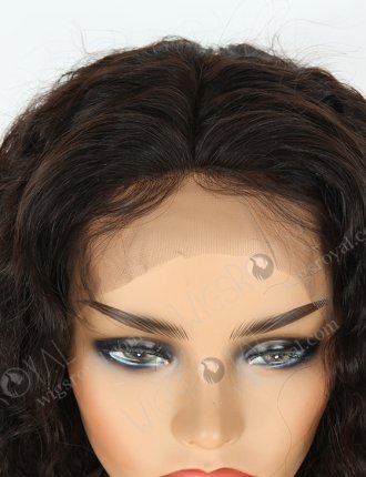 In Stock Brazilian Virgin Hair 20" Natural Curly Natural Color 360 Lace Wig 360LW-04017