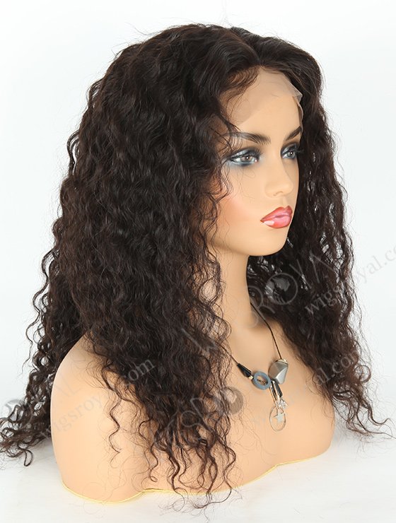 In Stock Brazilian Virgin Hair 20" Natural Curly Natural Color 360 Lace Wig 360LW-04017-17826