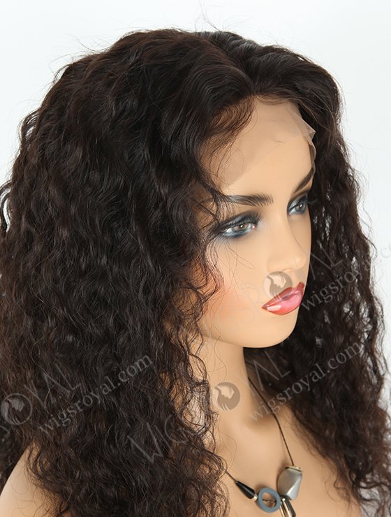 In Stock Brazilian Virgin Hair 20" Natural Curly Natural Color 360 Lace Wig 360LW-04017-17828