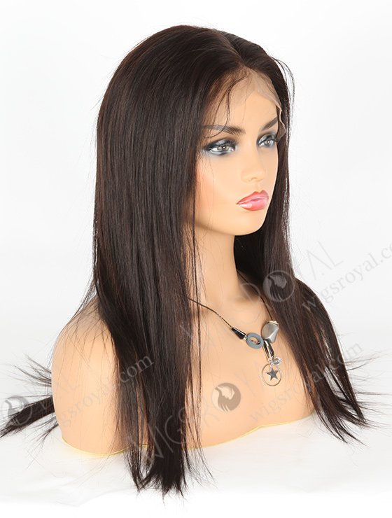 In Stock Brazilian Virgin Hair 18" Straight Natural Color 360 Lace Wig 360LW-04002-17697