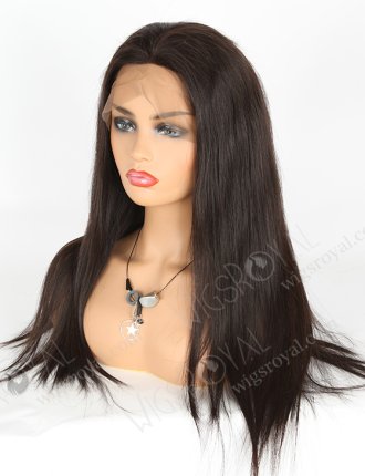 In Stock Brazilian Virgin Hair 20" Straight Natural Color 360 Lace Wig 360LW-04003
