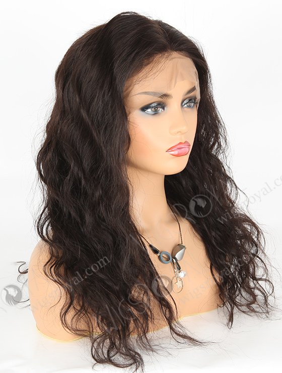 In Stock Brazilian Virgin Hair 20" Natural Wave Natural Color 360 Lace Wig 360LW-04010-17768