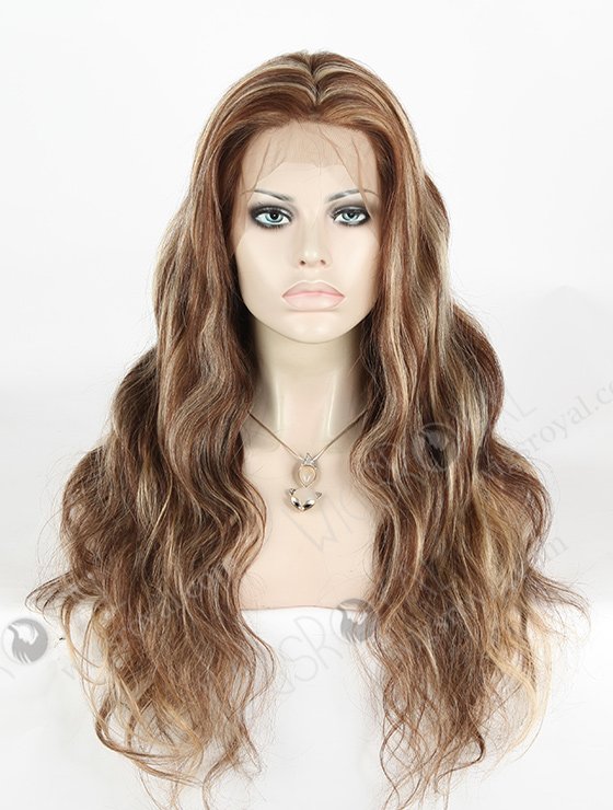 In Stock Brazilian Virgin Hair 22" Body wave 4#/27# Highlights 360 Lace Wig 360LW-04016-17842