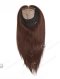 Large Base Dark Brown Hair Topper for Thinning Crown | In Stock European Virgin Hair 16" Straight 2a# Color 7"×8" Silk Top Open Weft Human Hair Topper-062