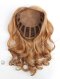 Large Base Silk Top Human Hair Topper for Women 16 Inch Full Volume Honey Brown Color Topper-065