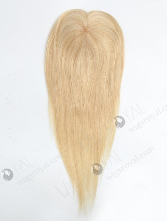High Quality Female Hair Toppers 16 Inch 613 Blonde Silk Top Hair Pieces Topper-041-17943