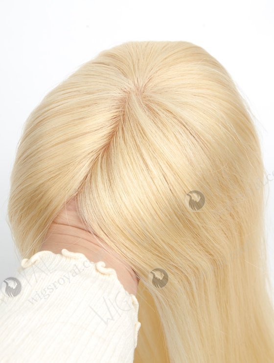 High Quality Female Hair Toppers 16 Inch 613 Blonde Silk Top Hair Pieces Topper-041-17946