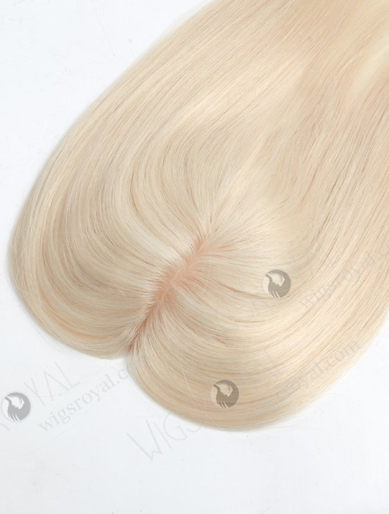 Best Quality Platinum Blonde White Human Hair Toppers for Thinning Hair Topper-042-17952