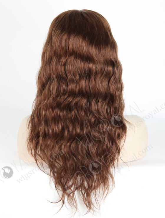 In Stock Brazilian Virgin Hair 16" Natural Wave 3/9# Evenly Blended Silk Top Glueless Wig GL-04027-17917