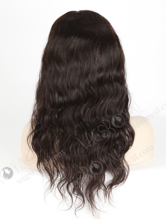 In Stock Brazilian Virgin Hair 16" Natural Wave Natural Color Silk Top Glueless Wig GL-04006-17907