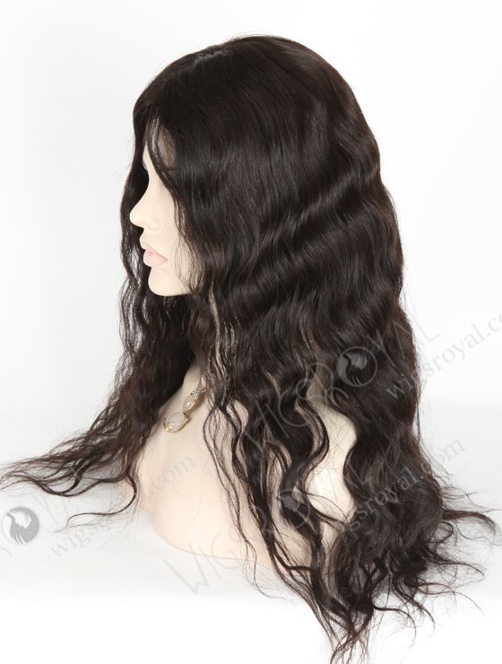 In Stock Brazilian Virgin Hair 20" Natural Wave Natural Color Silk Top Glueless Wig GL-04036-17926