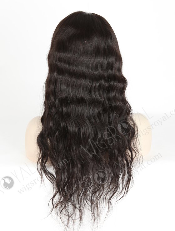 In Stock Brazilian Virgin Hair 20" Natural Wave Natural Color Silk Top Glueless Wig GL-04036-17927