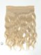 Blonde Color Indian Virgin 16'' Natural Wave Invisible Headband Wire Clip in Halo Hair Extensions WR-HA-003