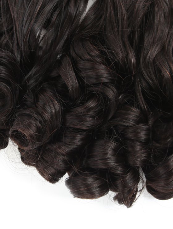Unprocessed 5A Grade Double Draw Peruvian Hair Weave 22" Curl as picture  WR-MW-190-18005