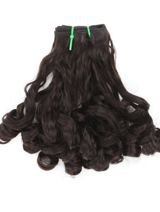 Unprocessed 5A Grade Double Draw Peruvian Hair Weave 22" Curl as picture  WR-MW-190-18006