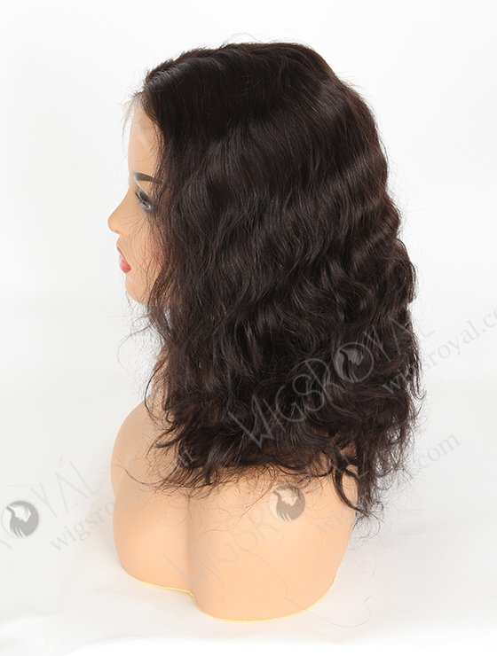 In Stock Indian Remy Hair 14" Body Wave 2# Color Full Lace Wig FLW-01114-18032