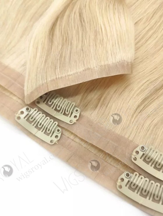 High Quality Blonde Color Clip in Weft Hair Extensions WR-CW-011-18067
