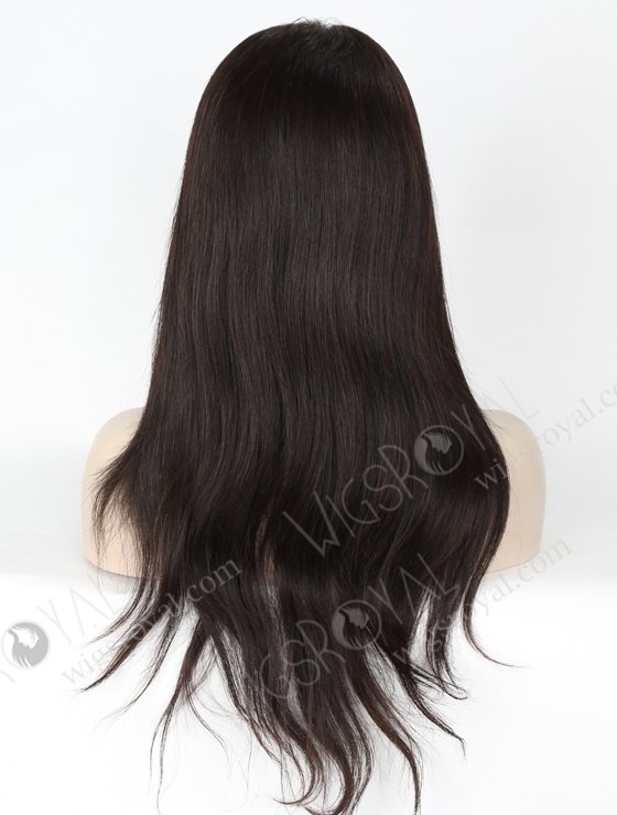 In Stock Chinese Virgin Hair 18" Natural Straight Natural Color Full Lace Glueless Wig GL-07004-18060