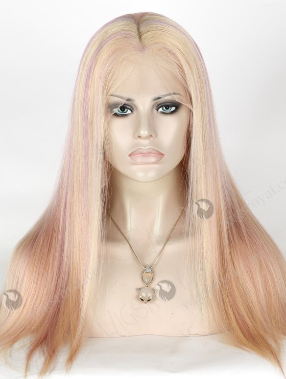 Fashion Highlight Color 20 inch European Hair Lace Front Wig WR-CLF-015-18106