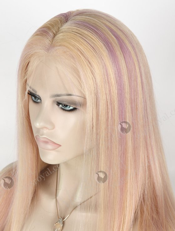Fashion Highlight Color 20 inch European Hair Lace Front Wig WR-CLF-015-18108