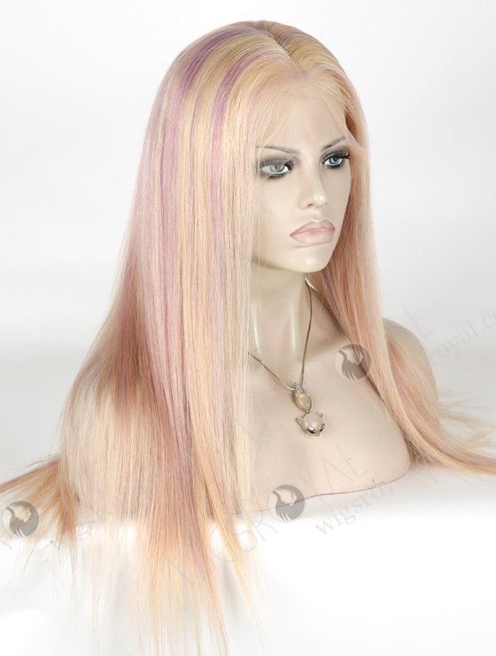 Fashion Highlight Color 20 inch European Hair Lace Front Wig WR-CLF-015-18111