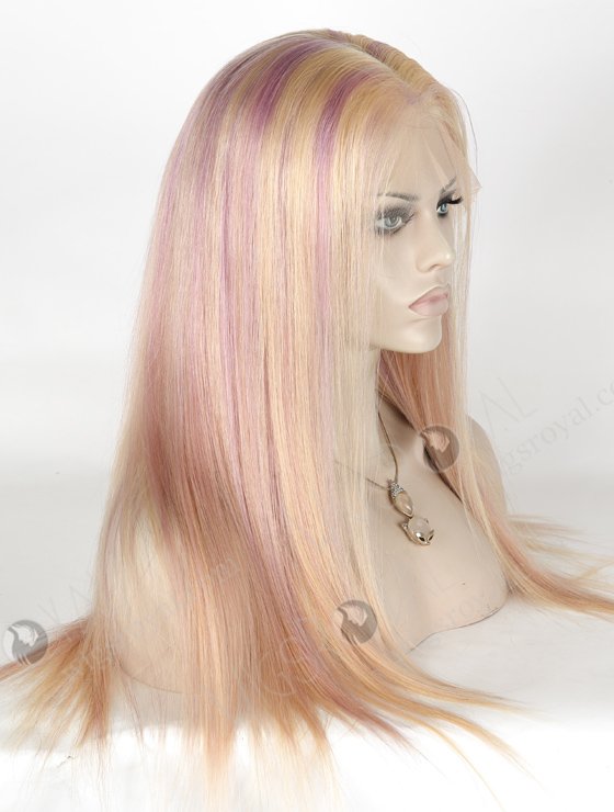 Fashion Highlight Color 20 inch European Hair Lace Front Wig WR-CLF-015-18114