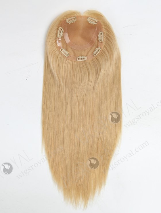 6''*6'' Mongolian Virgin Hair 16" Color 22# Straight Silk Top Hair WR-TC-058-18290