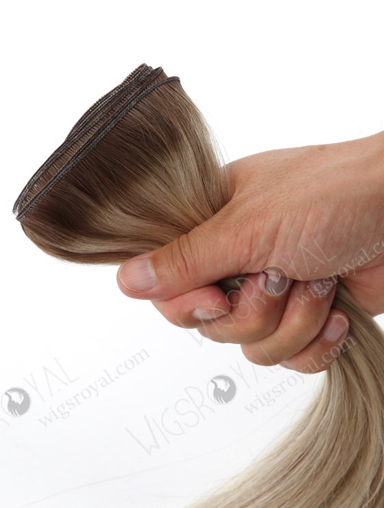 Genius weft 100% human hair incredibly thin cuttable genius weft WR-GW-005-18329