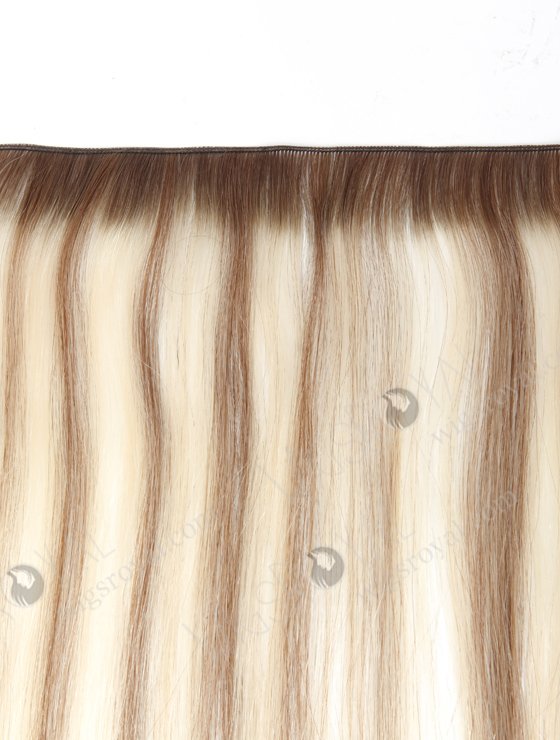 Genius weft 100% human hair incredibly thin cuttable genius weft WR-GW-005-18331