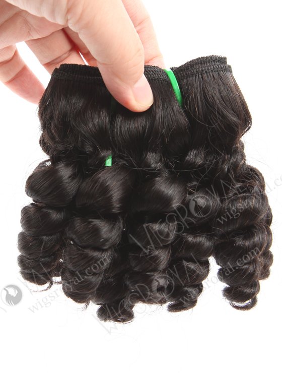 Best Quality Natural Color10 Inch Double Draw Virgin Hair Extension WR-MW-192-18488