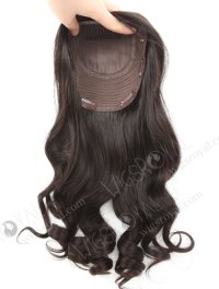 Large Base 7x7 Thick Hair Topper 18 Inch Best Quality Virgin European Hair Topper-018
