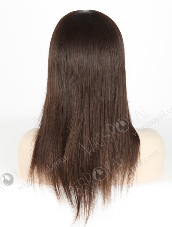 Quality Natural Human Hair Wigs For Thinning Hair | In Stock European Virgin Hair 14" Natural Straight Natural Color Lace Front Silk Top Glueless Wig GLL-08026-18404