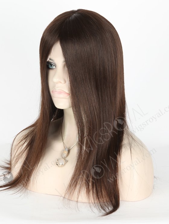 Glueless Lace Wigs With Silk Top Best Wigs To Buy Online | In Stock European Virgin Hair 16" Natural Straight Natural Color Lace Front Silk Top Glueless Wig GLL-08028-18414