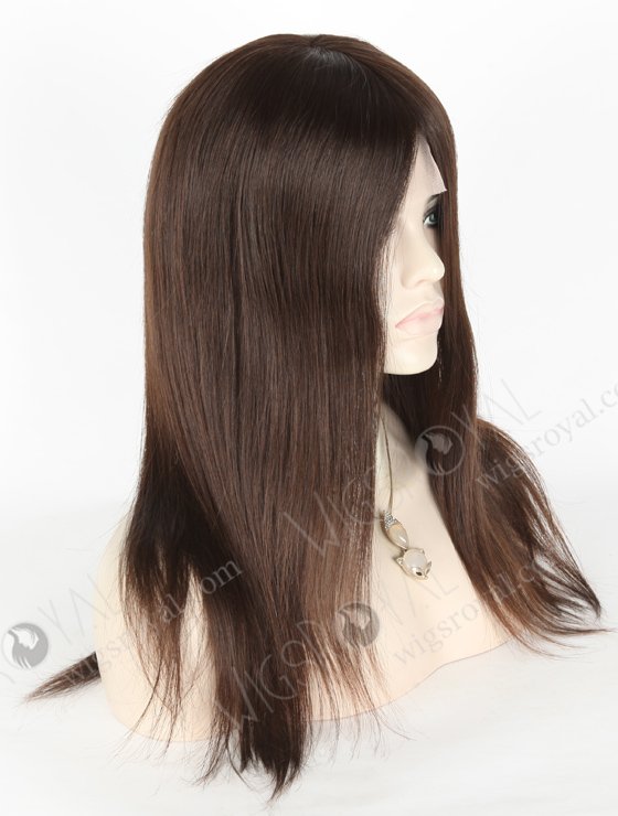 Glueless Lace Wigs With Silk Top Best Wigs To Buy Online | In Stock European Virgin Hair 16" Natural Straight Natural Color Lace Front Silk Top Glueless Wig GLL-08028-18416