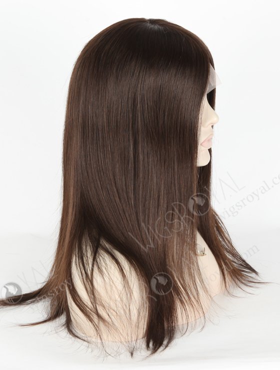 Glueless Lace Wigs With Silk Top Best Wigs To Buy Online | In Stock European Virgin Hair 16" Natural Straight Natural Color Lace Front Silk Top Glueless Wig GLL-08028-18417