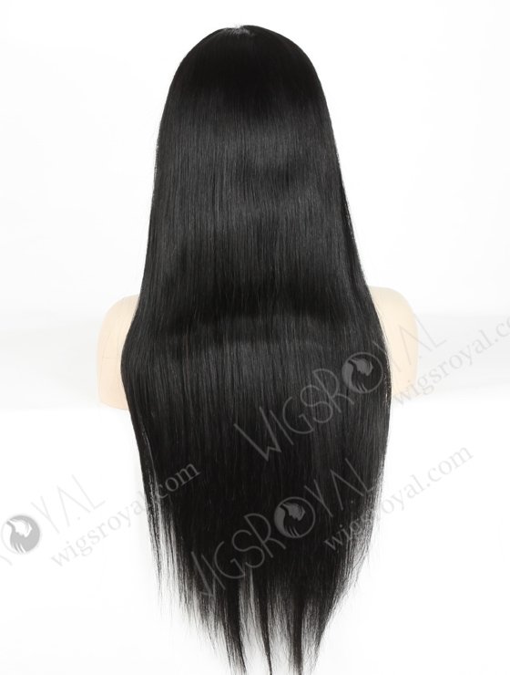 In Stock Indian Remy Hair 22" Straight 1# Color Full Lace Wig FLW-01643-18371