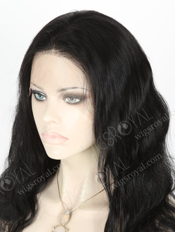 In Stock Indian Remy Hair 16" Body Wave 1# Color Full Lace Wig FLW-01195-18352