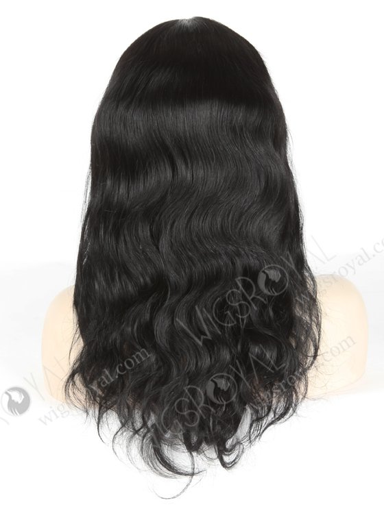 In Stock Indian Remy Hair 16" Body Wave 1# Color Full Lace Wig FLW-01195-18354
