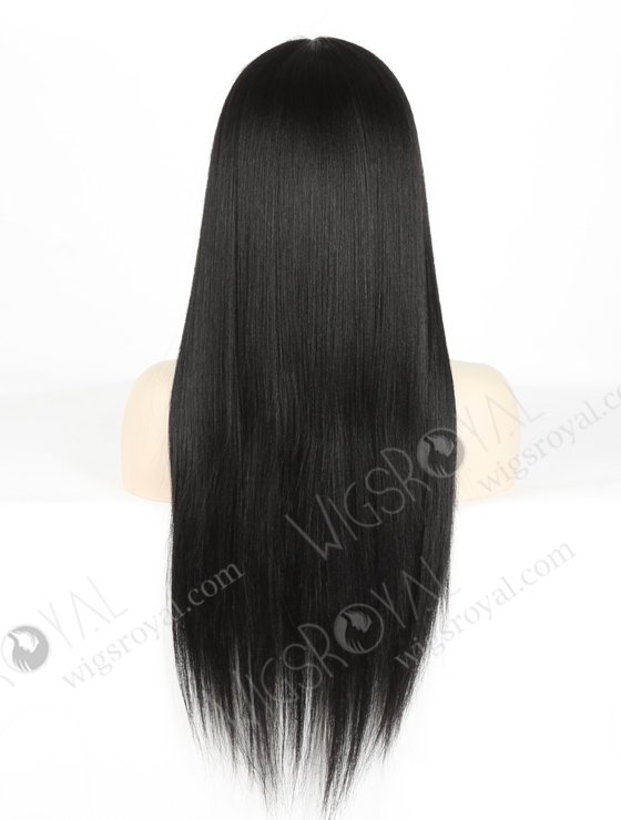In Stock Indian Remy Hair 22" Yaki 1# Color Full Lace Wig FLW-01638-18365