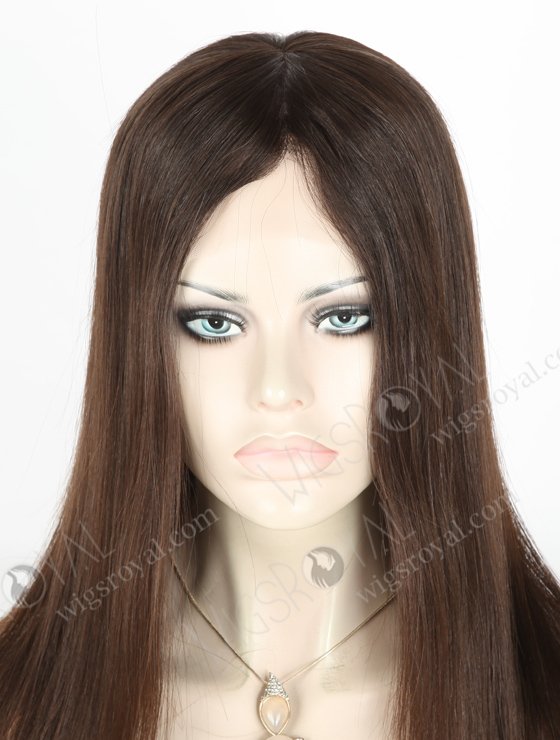 Real Hair Wigs For Women 16 Inch Best Human Hair Wigs Online | In Stock European Virgin Hair 16" Natural Straight Natural Color Lace Front Silk Top Glueless Wig GLL-08027-18406