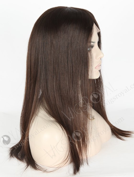 Real Hair Wigs For Women 16 Inch Best Human Hair Wigs Online | In Stock European Virgin Hair 16" Natural Straight Natural Color Lace Front Silk Top Glueless Wig GLL-08027-18408