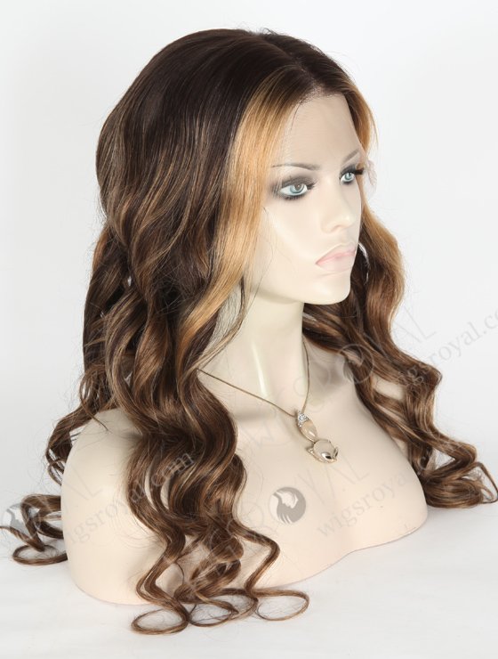 Fashion Highlight Color 22'' Peruvian Virgin Hair Full Lace Wigs WR-LW-118-18589