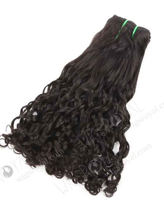 Top Quality 5A Grade Double Draw Natural Color Half Bouncy Curl Virgin Hair Extension WR-MW-193-18779