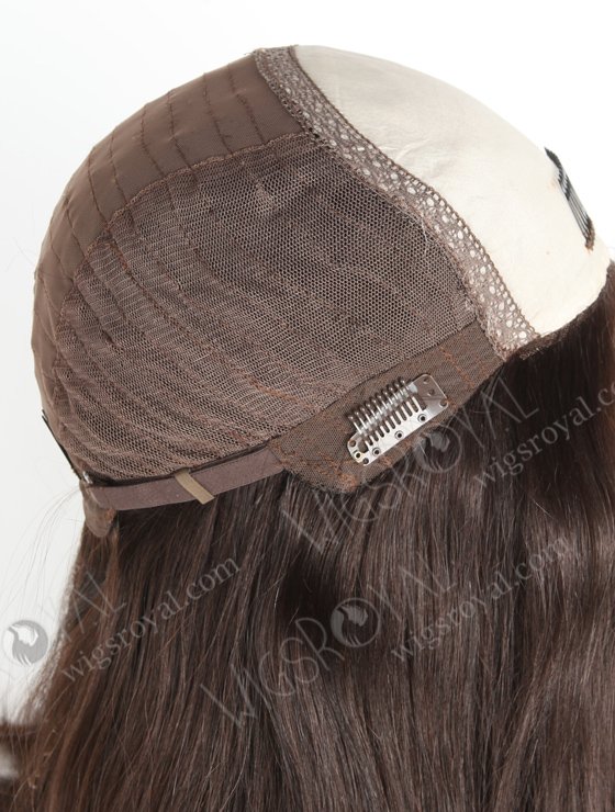 In Stock European Virgin Hair 22" Straight 2# Color Jewish Wig JWS-01004-18814