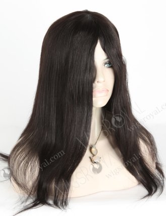 In Stock Malaysian Virgin Hair 18" Straight 1b# Color Silk Top Glueless Wig GL-03012