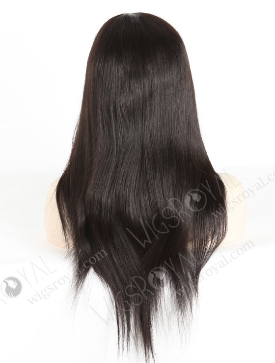 In Stock Malaysian Virgin Hair 18" Straight 1b# Color Silk Top Glueless Wig GL-03012-18810
