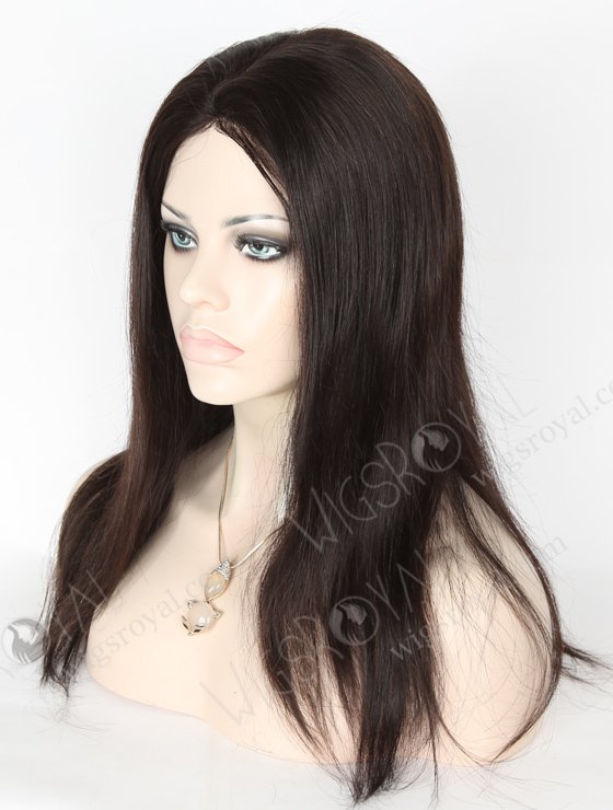 In Stock Chinese Virgin Hair 14" Straight Natural Color Silk Top Glueless Wig GL-07006-18792