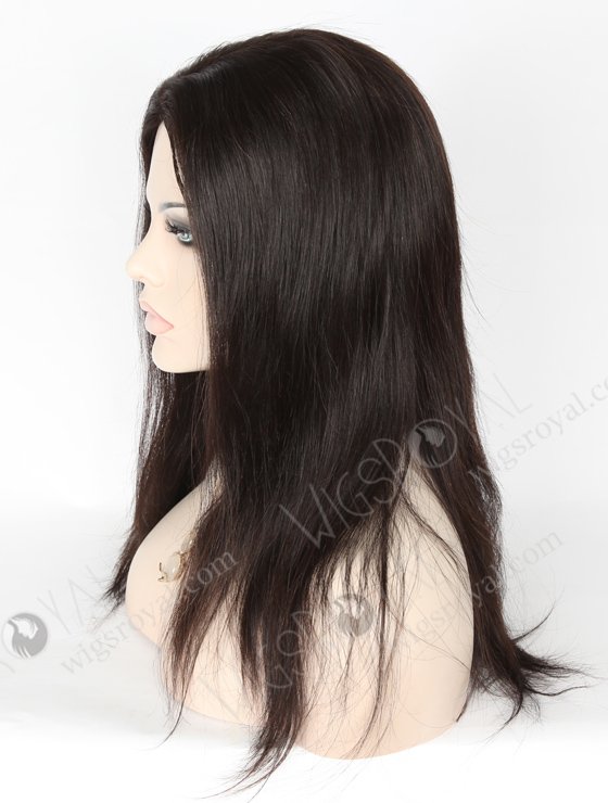 In Stock Chinese Virgin Hair 14" Straight Natural Color Silk Top Glueless Wig GL-07006-18794